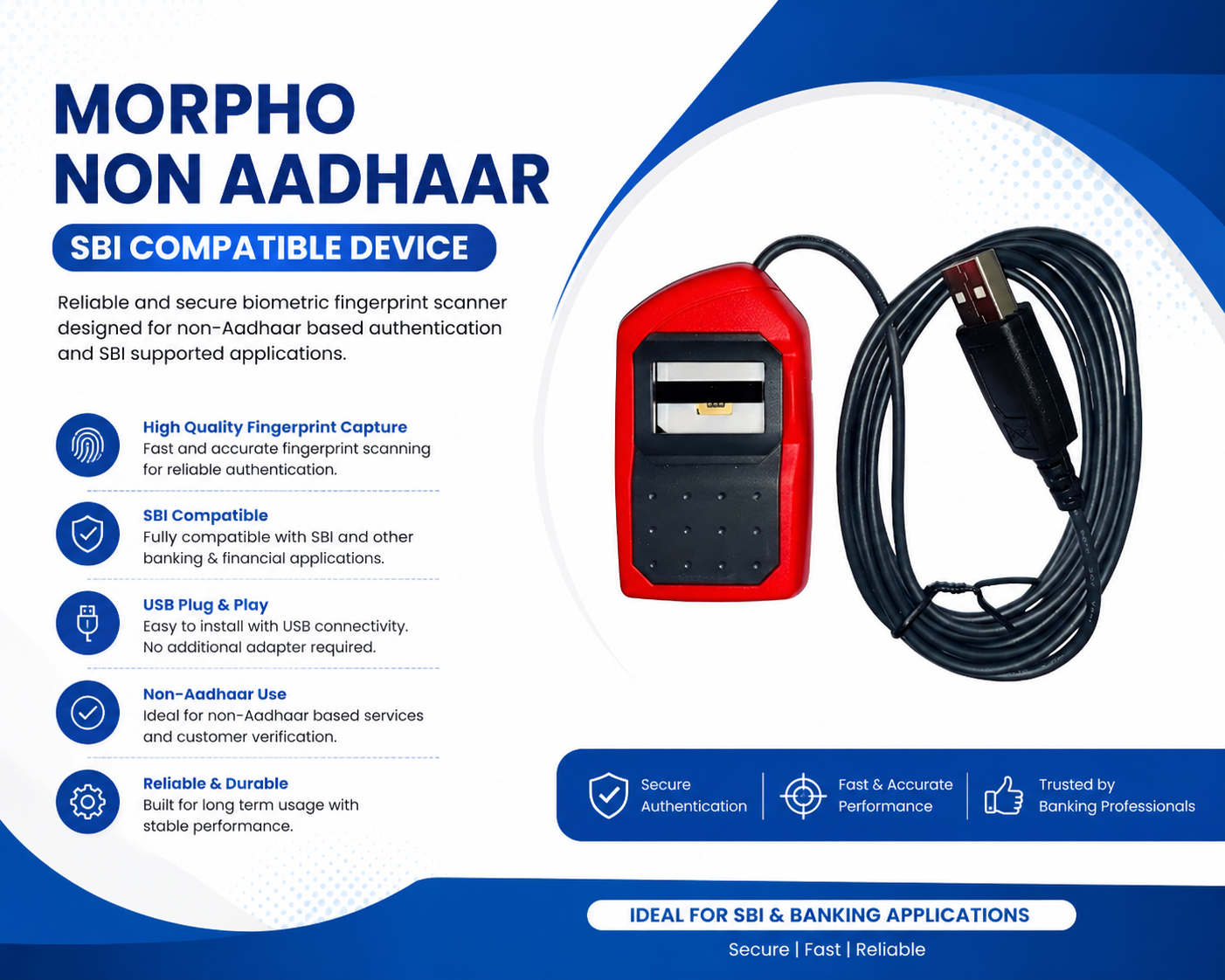 MORPHO NON ADAHAAR (SBI)